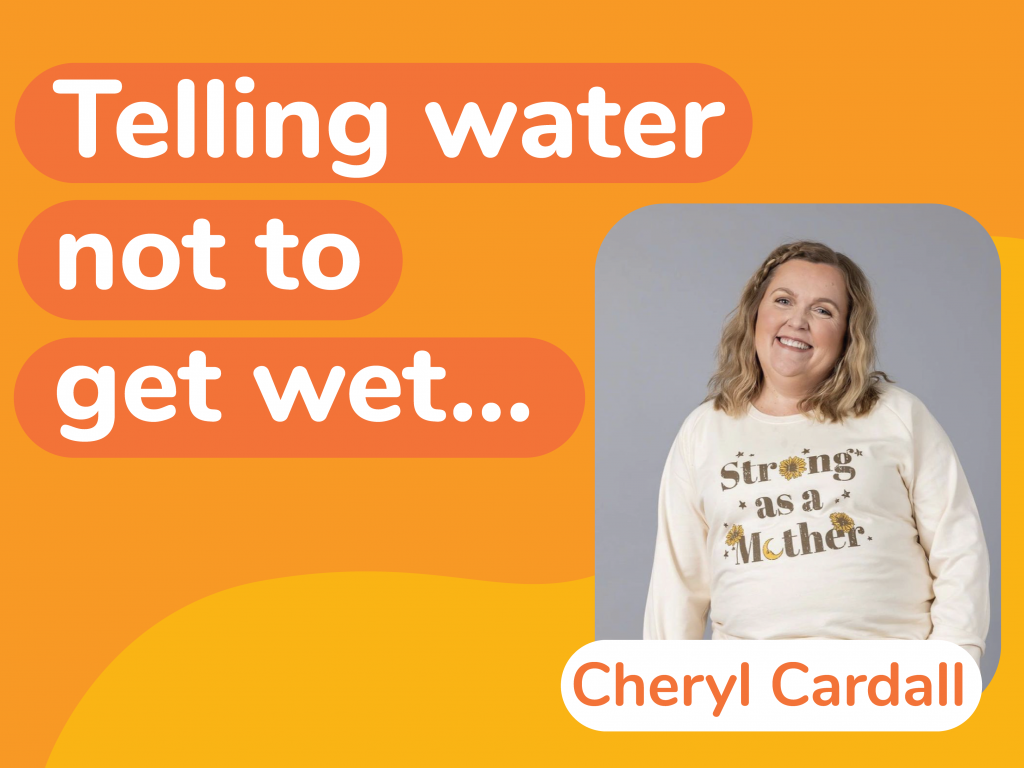 Telling water not to get wet…