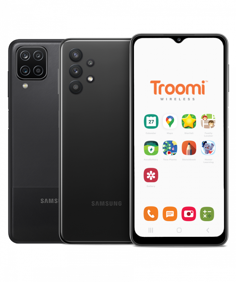 Troomi phones showing KidSmart Apps