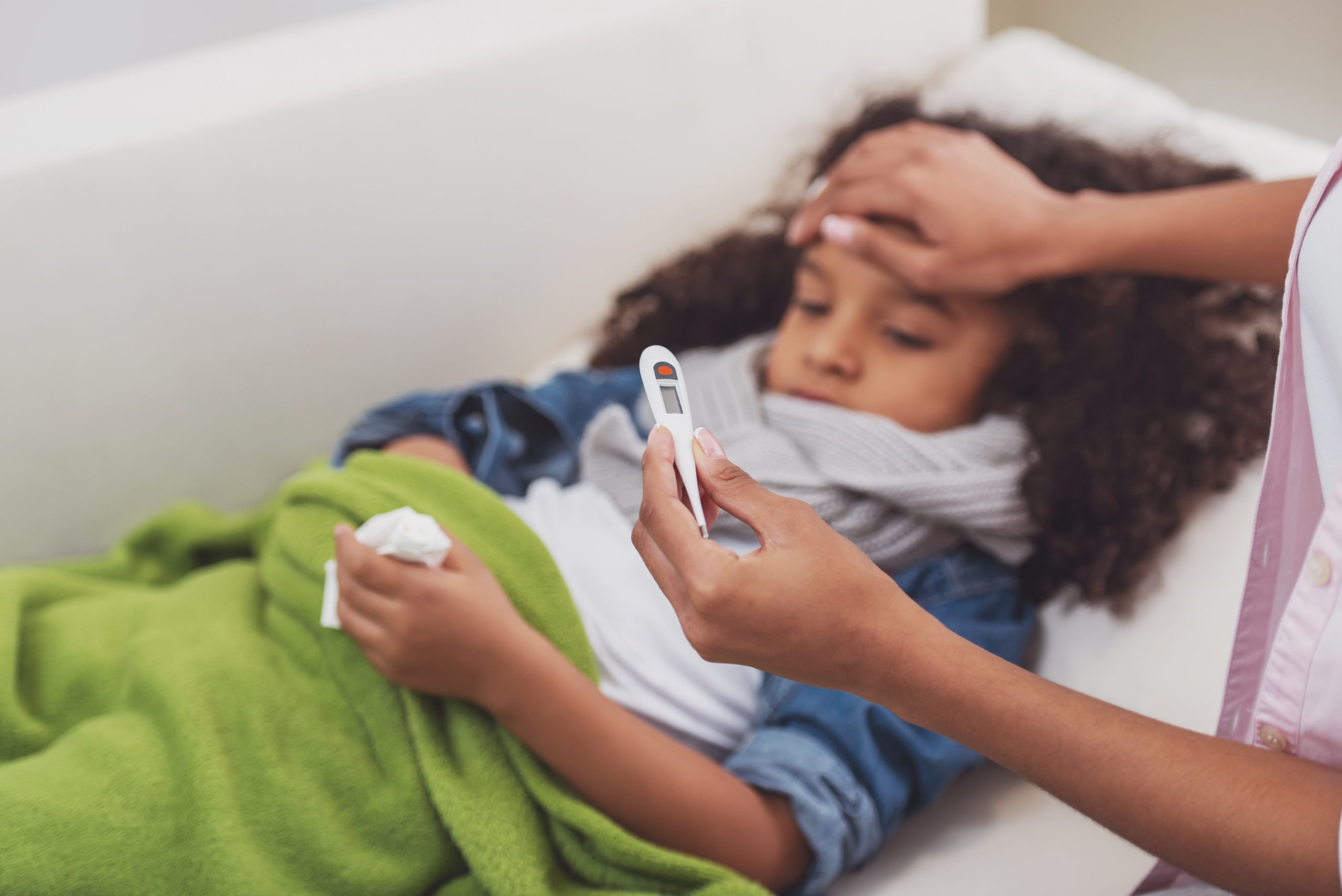 Sick Child Breathing Heavy While Sleeping