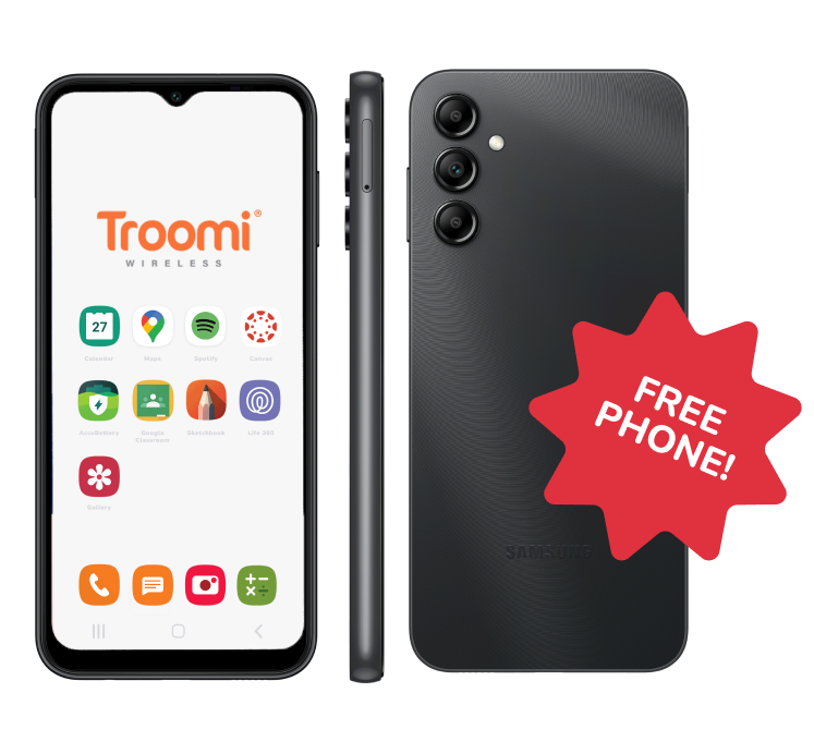 FREE Phone at Troomi with New.