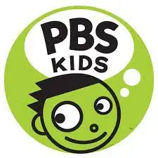 The PBS KIDS logo showcases a stylized green cartoon face with large eyes, alongside a speech bubble reading "PBS KIDS" in bold letters. Set against a green circle, this playful emblem brings the spirit of curiosity and learning to every adventure—even during Thanksgiving celebrations!