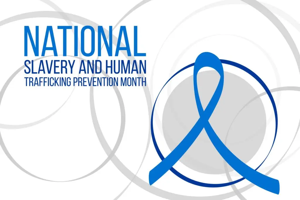 national slavery and human trafficking prevention month