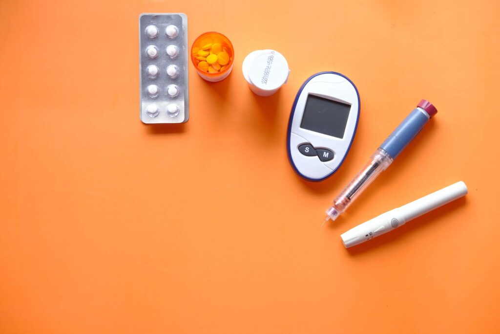 diabetes blood glucose meter devices and medication