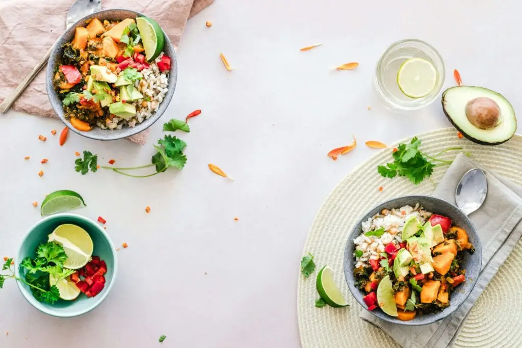 healthy food prepared on a table