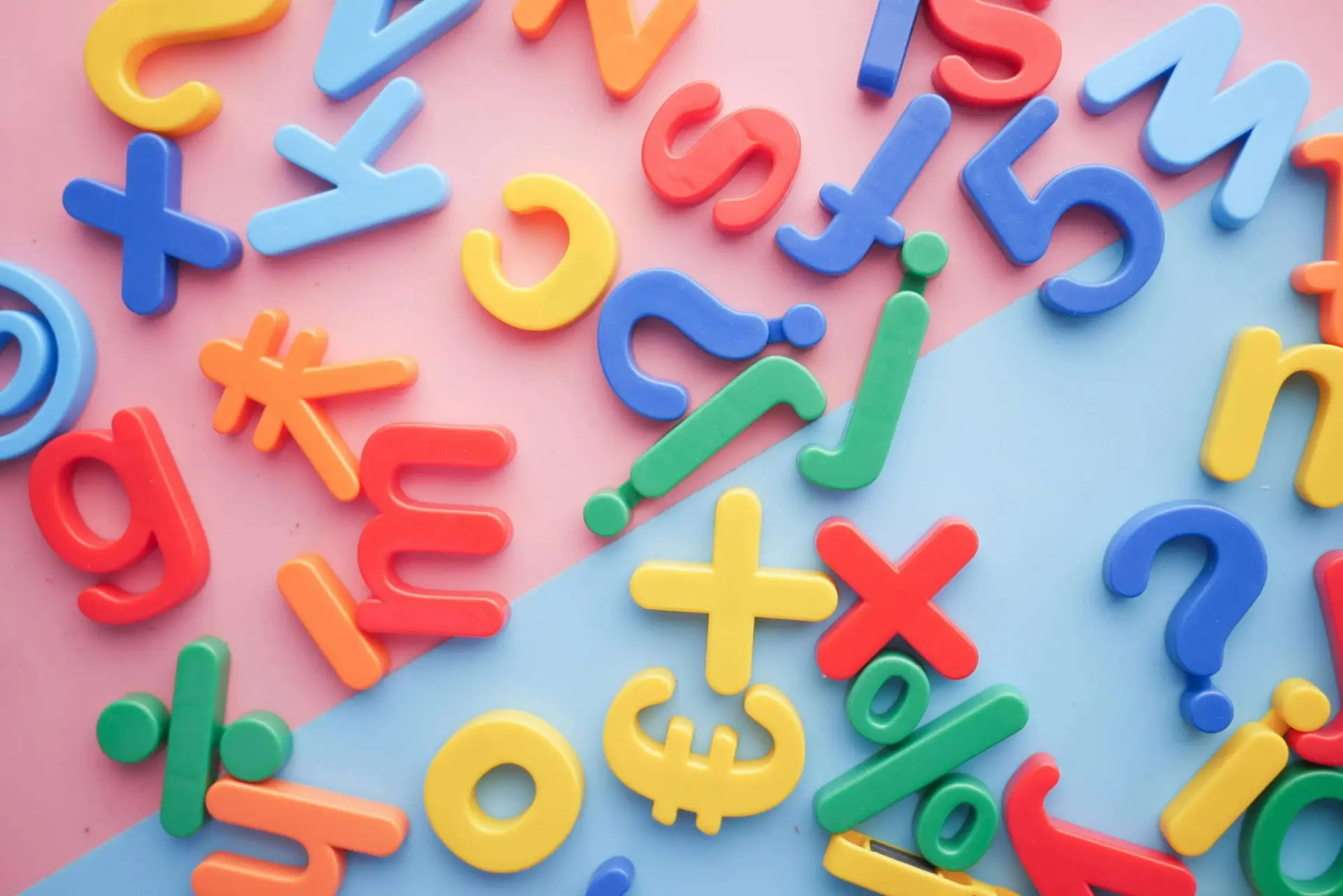 colorful alphabet letter magnets