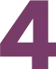 The image features a large, bold number 4 in deep purple, resembling an entry from the Youth Slang Dictionary, set against a plain, light background.