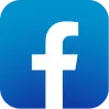 A blue square featuring a white lowercase f symbol in the center, representing the Facebook logo, subtly echoes the impact of social media on teen mental health.