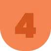 An orange shield-shaped icon with the number 4 in the center symbolizes a commitment to understanding technology and its impact on teen mental health.