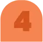 An orange tombstone-shaped figure with a number 4 in a darker shade of orange at the center symbolizes understanding technologys impact on teen mental health.